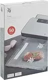 WMF Lono Vakuumbeutel für Vakuumiergerät, 50 Stück Vakuumierbeutel, 20 x 30 cm, 4 lagige Folie, strukturierte / glatte Seite, bpa-frei, transparent