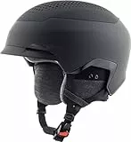 Alpina Banff MIPS - Nachhaltiger, Sicherer und Leichter MIPS Skihelm Mit Schafswolle-Innenfutter Für Erwachsene, Black matt, 55-59 cm