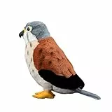 Wonder Sprout Kuscheltier Roter Falke Superweich Pillow Interessant Stofftier Vogel Offizielles Plüschtier Begleiter Baby und Kinder Spielzeug Geschenk für Weihnachten Mädchen und Jungen - 25cm