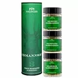 Hallingers Genuss Manufaktur Gewürz Geschenkset handgemacht, 3 Gewürze aus aller Welt - für Jäger zum Kochen von Wildgerichten|Made in Bayern