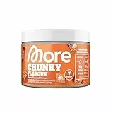 MORE Chunky Flavour, Salted Caramel, 150 g, vegan, Geschmackspulver zum Süßen, ohne viel Zucker und Kalorien, mit Inulin und Laktase