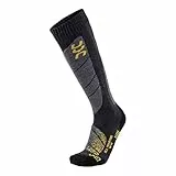 UYN SKI All Mountain Socken 2020 Anthracite Melange/Yellow, 42-44