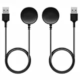 AWINNER Ladekabel kompatibel mit Samsung Watch3 & Active & Active 2, Ersatz-USB-Ladegerät, Adapter, Ladekabel, Dockingstation (2er-Pack)