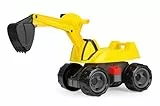 Lena 02144 - GIGA Trucks Aufsitz-Bagger Pro X, Starke Riesen Sandbagger ca. 68 cm, 360 Grad Schaufelbagger zum Draufsitzen, Baufahrzeug mit Stahlachsen und hoher Tragkraft, für Kinder ab 3 Jahre