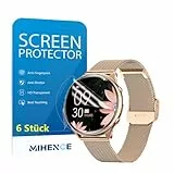 MIHENCE Schutzfolie für G37 Smartwatch, TPU HD Displayschutzfolie Kompatibel für RUXINGX/Fitonme Smartwatch 1.39 Zoll [ 6 Stück ]