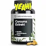 Curcuma Extrakt – Hochdosiert: Curcumingehalt EINER Kapsel entspricht 10.000mg Kurkuma – Hochdosiert aus 95% Extrakt – 90 Kapseln