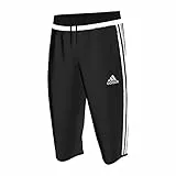 adidas Erwachsene Sporthose Lang Tiro15 3/4 pn y Hose, Black/White, 152