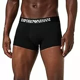 Emporio Armani Underwear Herren Trunk Iconic Logoband Retroshorts, Schwarz (NERO 00020), S