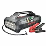 LOKITHOR JA302 2500A Starthilfe Powerbank 12V Auto Starthilfegerät mit 150PSI Kompressor Tragbare Batterie Booster für 6.5L Diesel und 8.5L Benzin, 3 LED-Lichtmodi