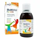 MultiVital für Kids | Multivitaminsaft für Kinder ab 4 Jahren | 13 Vitamine plus Zink | Für Knochen, Immunsystem, Energie & Kognition | Laborgeprüfte Qualität aus Deutschland