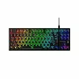 HyperX Alloy Origins Core – Mechanische Gaming-Tastatur (TKL, ohne Nummernblock) – HyperX Red Switch (linear) – RGB Beleuchtung – USB‑C (abnehmbar) – Deutsches QWERTZ DE‑Layout – Schwarz