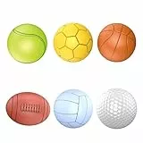 ROHSCE Sensorik Spielzeug Baby 6 bis 12 Monate, Montessori Sensorik Greifball, 6er-Set weiche Soft-Gummibälle für Kleinkinder 1–3 Jahre, Newborn Baby-, Geburtstags- und Ostergeschenke