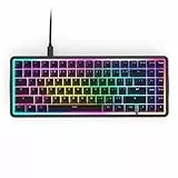 Magnetische RGB-Gaming-Tastatur NZXT Function Elite MiniTKL – anpassbare Betätigung, Doppelschienen-Halleffekt-Schalter, Rapid Trigger, 8K-Abfrage – verbessertes Tippgeräusch und -gefühl – DE –Schwarz