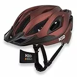KED Offroad Fahrradhelm Spiri II Trend Maroon red / 55-61 (L) K-Fit Black Clear Rastersteckschloss Insektenschutznetz QUICKSTOPP Gurtenlängeneinstellung maxSHELL Technologie