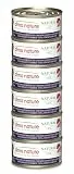 Almo Nature HFC Natural - Nassfutter für ausgewachsene Katzen - Thunfisch, Huhn & Schinken - Human Grade, Glutenfrei - 6 x 70g