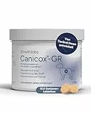 NutriLabs CANICOX GR Kautabletten für Hunde 100 Stück - Mit Glucosamin, Chondroitin, Weißdorn & Ginseng - Unterstützt Gelenke, Herz, Leber, Nerven & Immunsystem - Nahrungsergänzung für ältere Hunde