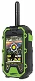 Dickie Toys Walkie Talkie, Kinder Funkgerät, bis zu 400 m Reichweite, 434 MHz, Rauschunterdrückung, 2 Stück/Set, Spielzeug, 15 cm, inkl. Batterien, ab 4 Jahren, schwarz/grün