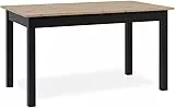 Newfurn Esstisch Tisch Wildeiche Esszimmertisch Küchentisch Speisetisch II 140x76,5X 80 cm (BxHxT) ausziehbar bis 180 cm inkl. 40cm Tischplatte Wildeiche Küchentisch Speisetisch Esszimmer