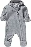 Sterntaler Unisex Baby Overall, Grau (Silber Melange), 86