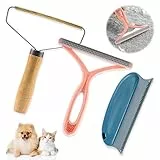 Fusselentferner 3 Stück Tierhaarentferner Katzenhaarentferner Fusselbürste Kleiderbürste für Teppich Kleidung Sofa Gewebte Mäntel Hundehaare Katzenhaare Bett