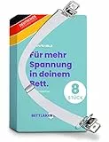 Haveable® Bettlakenspanner verstellbar (8 Stück) für alle Matratzengrößen - Premium Betttuchspanner mit hochwertiger Metallspange (50-200cm) - für faltenfreie Bettlaken und Topper