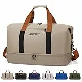 Sporttasche Damen Reisetasche Herren, Sporttaschen mit Schuhfach & Nassfach, Large Capacity Travel Bag Leichte Trainingstasche wasserdichte Schwimmtasche für Reisen, Sport, Fitness