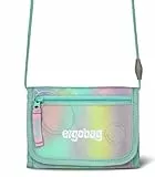 ergobag Brustbeutel Geldbeutel, Mini Portemonnaie mit Kleingeldfach, Sichtfenster für Mädchen und Jungen
