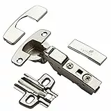 HETTICH Topfband SENSYS 8645i TH52 Mittelanschlag 110° mit integriertem Dämpfer, Abdeckkappen und Montageplatte (Distanz 0 mm) Topfscharnier Schranktürscharnier Schrankscharnier von SO-TECH®