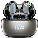 Conyat AI Kopfhörer Übersetzer, 3-in-1Echtzeit Sprachübersetzer Kopfhörer 164 Sprachen mit App, 6 Übersetzungsmodi, 40H Bluetooth 5.4 Übersetzer Kopfhörer für Studium, Reisen, Wirtschaft,Dunkelschwarz