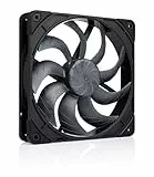 Noctua NF-A14x25 G2 PWM chromax.black, Leiser 140mm PC-Lüfter in Premium-Qualität, 4-Pin (Schwarz)