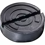 Cartrend Universelle Gummiauflage XL (105 mm) für Wagenheber und Hebebühnen, extrabreit, schwarz