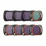 Freewell QuickSwap ND/PL, ND, CPL-Filter-Set für Osmo Pocket 4/3/Xtra Muse: Mühelose Installation, lebendige Farbe, Gimbal-Kompatibilität, 8 Stück