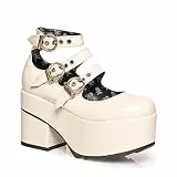 LAMODA Damen Run The World Mary Jane, White Patent, 37 EU
