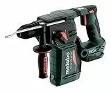 metabo Akku-Kombihammer KH 18 LTX BL 24-18 V, 2.2 J - SDS-plus, Bürstenlos, 3 Funktionen: Bohren, Hammerbohren, Meißeln, Vibrationsdämpfung, LED-Licht, Staubfrei - Inkl. metaBOX 165 L