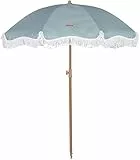 Flamingueo Sonnenschirm Groß, Strand, Schwimmbad, Garten, Balkon, Höhe und Ausrichtung Einstellbar, UPF 50+ Schutz, Polyester, Tragetasche, 210 x 180 cm