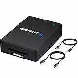 SABRENT SD Express 7.0 USB C Kartenleser, USB 3.2 Speicherkartenleser, 985 MBps Externe Kartenlesegeräte, SD Express Card Reader kompatibel mit V90, V60, V30, UHS II, UHS I, SD-Karten (CR-SDX7)