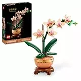 LEGO Botanicals Mini-Orchidee - Kunstblumen Set - Deko fürs Wohnzimmer oder Büro - Geschenk für Frauen und Männer - Künstliche Pflanzen - Bauset für Erwachsene 10343