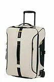 Samsonite Paradiver Light - Reisetasche mit Rollen & Rucksackfunktion (55 cm), Small, Handgepäck, Wasserabweisend, Leicht, 51L, Beige (Sand)