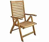 Dehner Klappsessel Macao, ca. 106 x 62.5 x 67 cm, aus FSC® - zertifiziertem Akazienholz, natur