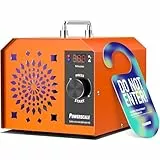 PowerScale Ozongenerator 250.000mg/h O3 Luftreiniger, industrieller Geruchsbeseitiger für Zuhause, Büro, Keller & Haustierraum - Ionisator mit hoher Kapazität, Orange