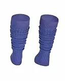 Ateena Stulpen Damen aus Baumwolle, Warm und Bequem Beinlinge, Sportgeschenk, Beinwärmer fur Damen, Beinstulpen in Einheitsgröße Hellviolett