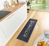Hanse Home Cook & Clean Küchenläufer – Küchenteppich Kitchen Motiv Teppichläufer rutschfest Pflegeleicht Teppich Läufer für Küche, Flur, Eingangsbereich, Esszimmer – 50x150cm