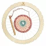 Micki Webrahmen Rund – DIY Kit für Kinder und Erwachsene – Webstuhl für Kinder– Garnspielzeug aus Holz für Anfänger - Spielealter 3+ - 210X210X50 mm