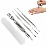 Akupressurstift Set, 4 Stück Massagestäbchen Mit Unterschiedlichen Spitzen, Ideal Für Muskelentspannung Und Akupressurtherapie, Perfekt Für Büro, Reisen Und Sport