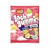 nimm2 Lachgummi Fluffies – 1 x 200g – Fruchtgummi mit Fruchtsaft, Joghurt und Vitaminen