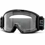 SPOSUNE Ski/Motorrad ATV Brille mit Anti-Beschlag-Doppelscheibe - Off Road Racing Dirt Bike Goggles, Schneebrille Männer Frauen