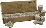 Meister Kokos-Quelltabletten Ø 3,5 cm - Praktisches Set mit 50 Stück - Mit pflegendem Nährstoff-Mix - 100% torffrei aus Kokos - Biologisch abbaubares Material / Kokostabletten / Kokoserde / 9968870