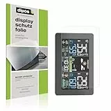 dipos I 2x Schutzfolie matt passend für HAOYAO Wetterstation Folie Displayschutzfolie, Ultra-Dünn, Case-Friendly, Fingerprint-Kompatibel