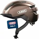 ABUS Fahrradhelm PURL-Y – geeignet für E-Bike und S-Pedelec – stylisher NTA-Schutzhelm für Erwachsene und Jugendliche – Braun, Größe L