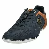 bugatti man Herren Mokassins, Männer Schnürer, Wechselfußbett,maennlich,Men,Slip-ons,Halbschuhe,Slides,Schlupfschuhe,Dark Blue (4100),43 EU/EU UK